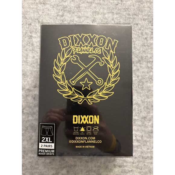 Dixxon Boxer Briefs Premium 2 Pack Mens Size 2XL Black/Rainbow - Picture 3 of 4